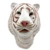 PartyKindom 1 Pc Tiger Mask Halloween Horror Halloween Animal Mask Cosplay Photo Booth Costume Props Scary Costume Creepy Haunted House Props Breathable Animal view 1