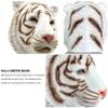 PartyKindom 1 Pc Tiger Mask Halloween Horror Halloween Animal Mask Cosplay Photo Booth Costume Props Scary Costume Creepy Haunted House Props Breathable Animal view 3