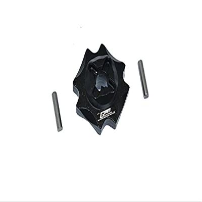 GPM for LOSI 1/8 LMT 4WD Solid AXLE LOS04022 Aluminum Center Differential OUTPUTS -9PC Set (Black)