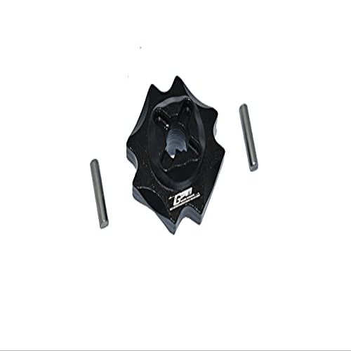 GPM for LOSI 1/8 LMT 4WD Solid AXLE LOS04022 Aluminum Center Differential OUTPUTS -9PC Set (Black)