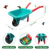 CUTE STONE Kids Gardening Tool Set, Garden Toys with Wheelbarrow, Watering Can, Shovel, Flower Garden Building Toy, Pretend Play Outdoor Indoor Activities Stem Toy Gifts for Boys Girls view 4