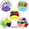 TOPZEA 12 Pack Hand Puppet Making Kit, Kids Craft and Art Supplies Felt Sock Puppet Creative DIY Make Your Own Puppets Kits with Pompoms and Wiggle Googly Eyes Storytelling Role Play Party Supplies view 2