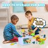 Elitoky Dinosaur Toys, Take Apart Dinosaur Toys for Kids, Educational Construction Building Sets with Electric Drill Storage Box - Birthday Gifts for Toddlers Boys Girls Age 3 4 5 6 7 8 Year Old view 4