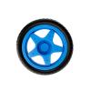 2PCS 65mm Wheel Rubber Tire TT Motor Wheel For Smart Car Chassis Robot Remote Control Car (Light Blue) view 1