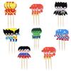 Confetti 24pc Cartoon Superhero Cupcake Topper for Kids Birthday Party Cake Decoration Supplies Super Heroes Cupcake Toppers Cupcake Toppers/Super Heroes Party Supplies/Superheroes Inspired view 4