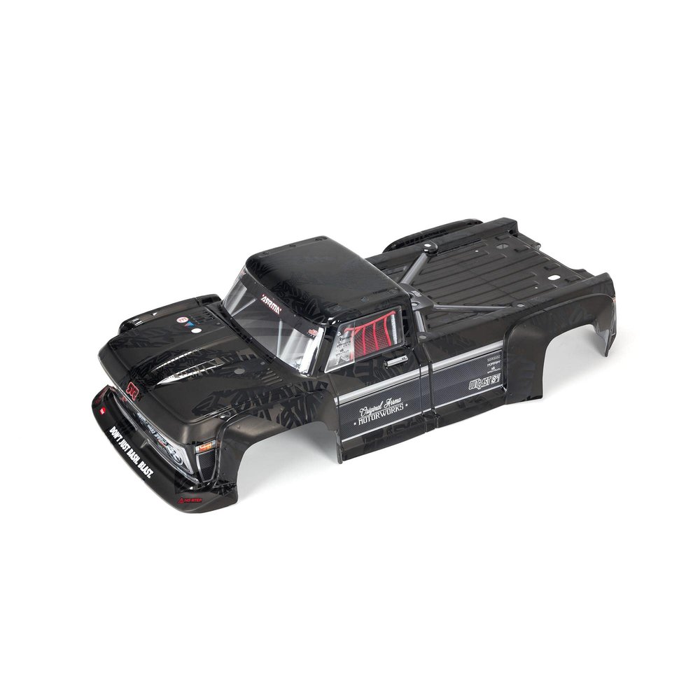 ARRMA Outcast 1/5th EXB Finished Body Black, ARA409009