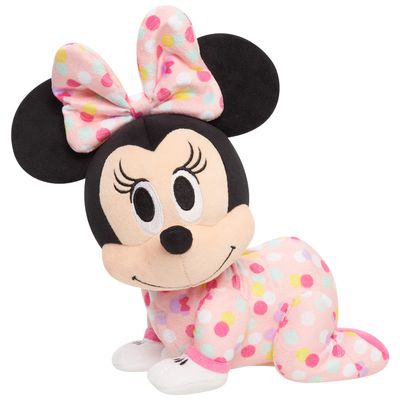 Disney Baby Musical Crawling Pals Plushie, Minnie Mouse, Interactive Crawling Plushie, Stuffed Animal, Kids Toys for Ages 09 Month by Just Play