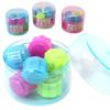 [Random] Korean Traditional Play Game 8PCS Gonggi Jack Stone Pebbles Set w/Round Case (4 Sets) view 1