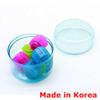 [Random] Korean Traditional Play Game 8PCS Gonggi Jack Stone Pebbles Set w/Round Case (4 Sets) view 3