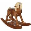 Furniture Barn USA Oak Deluxe Rocking Horse, Fruitwood Stain view 1