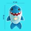 Ontel Star Belly Dream Lites, Stuffed Animal Night Light, Snuggly Blue Shark - Projects Glowing Stars & Shapes in 6 Gentle Colors, As Seen on TV view 3