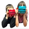 WARM FUZZY Toys 3D Viewfinder (Farm) - Viewfinder for Kids & Adults, Classic Toys, Slide Viewer, 3D Reel Viewer, Retro, Vintage Toys with 3 Reels - Contains 21 High Definition 3D Images view 3