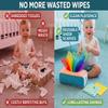 Baby Tissue Box Toy - Montessori Play for Infants and Toddlers - Sensory Textured Box with 12pcs Matching Colorful Scarves and 3pcs Crinkle Paper view 3