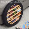 Tapeera Model Car Display Case Stand - Toy Cars Organizer Wall Display Tire Shelf Cabinet - Holds Up to 18 Diecast 1/64 Car Collectibles - Compatible with Hot Wheels Matchbox - Wheel Diameter 16 Inch view 4