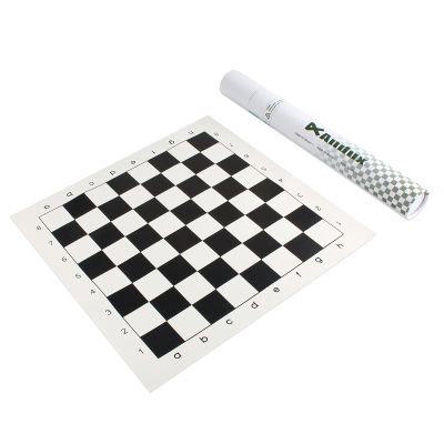 Andux Chess Game Rollable Chessboard XQQP-01 (Black,42x42cm)