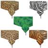 zorpia 5 Pack Animal Safari Theme Zoo Print Table Cover/Animal Theme Tablecloth Party Supplies/Ideal for Birthday Parties, Animal Theme Party, Baby Showers, Zoo Jungle Safari Themed Party view 1