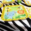 zorpia 5 Pack Animal Safari Theme Zoo Print Table Cover/Animal Theme Tablecloth Party Supplies/Ideal for Birthday Parties, Animal Theme Party, Baby Showers, Zoo Jungle Safari Themed Party view 2