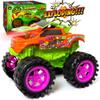 Exploding Monster Truck Toy with Explosive Crash Sounds and Lights, Smash It Up Again and Again, 8.7 Monster Truck Toys for Boys Kids Ages 3, 4-7 & Above | Toddler Toys for 3 Year Old Boys Gift view 1