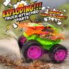 Exploding Monster Truck Toy with Explosive Crash Sounds and Lights, Smash It Up Again and Again, 8.7 Monster Truck Toys for Boys Kids Ages 3, 4-7 & Above | Toddler Toys for 3 Year Old Boys Gift view 2