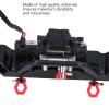 RC Front Bumper, Winch Mount, SCX10 II Fitment, RC Car Parts, R Model Accessories for RC Enthusiasts, Model Car Players, DIY Upgrades view 3