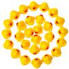DZTIAN 31-Pieces Float & Squeak Mini Rubber Duck Baby Bath Ducky Sound ShowerToys for Kids Celebrate The Joy of The Children view 4