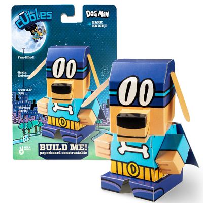 CUBLES Toy Building Set, 3D Puzzle Meets Origami Kit, STEM Toys - The Dog Man Series - The Bark Knight