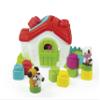 Clementoni 17662 Sensory Farm House playset Clemmy Children 6 Months-Soft Building Blocks-Washable-Made in Italy, Multicoloured view 1