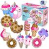 12 Pre-Cut Mini Treats Dessert Fun Kids Sewing Kit for Kids Ages 8-12 Children Beginners Sewing kit Kid Crafts Make Your Own Felt Pillow Plush Craft Kit Girls and Boys Art Craft Kits Learn to Sew Kit view 1