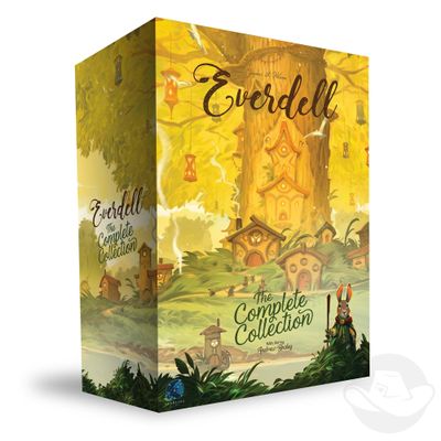 Everdell: The Complete Collection Deluxe All-in-One Board Game with Base Game + 5 Expansions, 14 Players, Metal Tokens, Ever Tree, Storage Trays & Premium Components