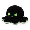 TeeTurtle Reversible Octopus Plushie - 4-Inch Glow in the Dark Two-Sided Flip Plush Toy with Embroidered Details - Cute Mini Collectible Plush for Kids, Teens, and Adults view 2
