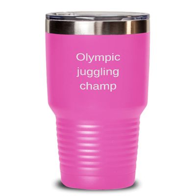 Juggling Tumbler Olympic juggling champ 30oz, Pink