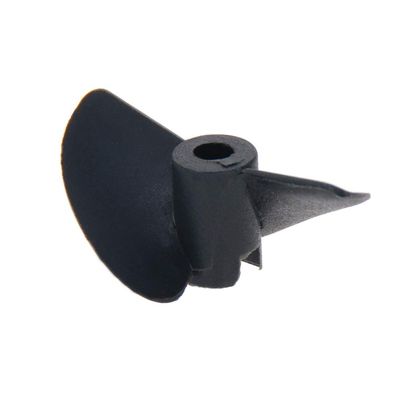2Pair Two Blade Propeller for Ship Model Rc Boat Propeller Model Black Plastic Positive Paddle and Propeller Reversing 42mm Diameter 29.5mm Pitch M3 Hole Dia,Aicosineg