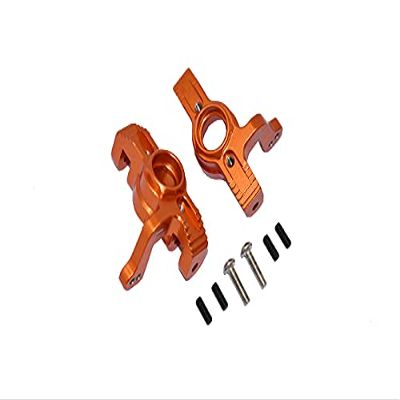 GPM for LOSI 1/10 LASERNUT Tenacity U4 LOS03028 Aluminum Front Knuckle ARMS-8PC Set (Orange)