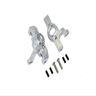 GPM for LOSI 1/10 LASERNUT Tenacity U4 LOS03028 Aluminum Front Knuckle ARMS-8PC Set (Silver)