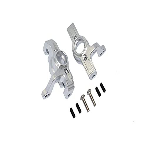 GPM for LOSI 1/10 LASERNUT Tenacity U4 LOS03028 Aluminum Front Knuckle ARMS-8PC Set (Silver)