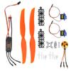1000KV Brushless Motor, 40A ESC SG90 9G Micro 1060 Propeller for RC Plane, RC Fixed-Wing Aircraft Helicopter Accessories(A2212 1000KV) view 1