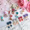 ELEMIRSA 12 Pairs Clip On Earrings Girl Party Favor Princess Clip on Earrings Pretend Play Unicorn Earrings for Little Girl Kids Toddlers Jewelry Set view 3