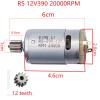 jiaruixin 12V390 20000RPM Electric Motor RS390 12V Motor Drive Engine Accessory for Kids Ride On Cars Children Ride on Toys Replacement Parts view 2