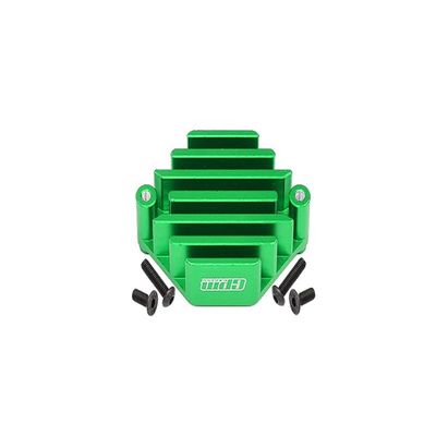 GPM For Losi 1:10 Lasernut U4 Tenacity LOS03028 / Tenacity DB Pro LOS03027V2 Upgrade Parts Aluminum Electric Control Mount With Heat Sink - 5Pc Set Green