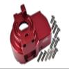 1:10 Lasernut U4 Tenacity LOS03028 / Tenacity DB Pro LOS03027V2 Upgrade Parts Aluminum Center Gearbox - 14Pc Set Red view 1