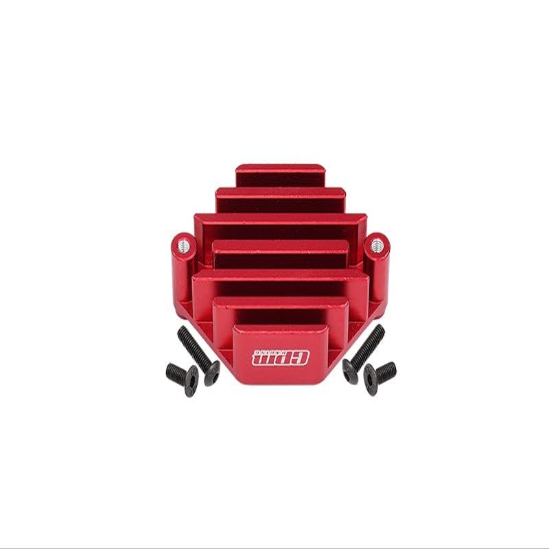 GPM For Losi 1:10 Lasernut U4 Tenacity LOS03028 / Tenacity DB Pro LOS03027V2 Upgrade Parts Aluminum Electric Control Mount With Heat Sink - 5Pc Set Red