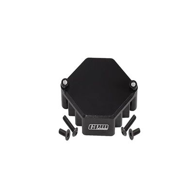 GPM For Losi 1:10 Lasernut U4 Tenacity LOS03028 / Tenacity DB Pro LOS03027V2 Upgrade Parts Aluminum Electric Control Mount With Heat Sink - 5Pc Set Black