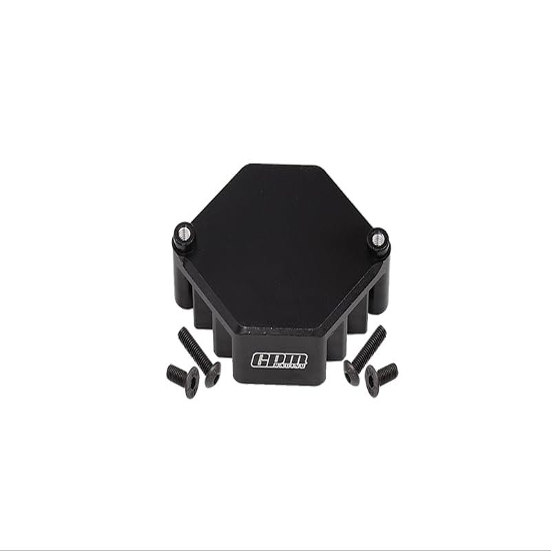 GPM For Losi 1:10 Lasernut U4 Tenacity LOS03028 / Tenacity DB Pro LOS03027V2 Upgrade Parts Aluminum Electric Control Mount With Heat Sink - 5Pc Set Black