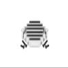 GPM For Losi 1:10 Lasernut U4 Tenacity LOS03028 / Tenacity DB Pro LOS03027V2 Upgrade Parts Aluminum Electric Control Mount With Heat Sink - 5Pc Set Silver view 1