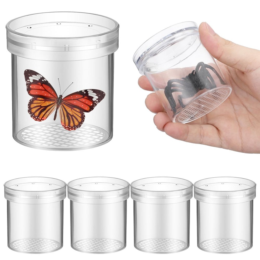 Balacoo 6 Pcs Bug Viewer Box: Magnifying Bug Catcher for Kids, Science Nature Exploration Tools for Children - 2.8  2.5 Inch
