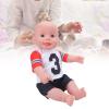 T-Shirt Reborn Baby Doll Clothes Sets,18Inch Newborn Baby Doll Accessories Fashion Baby Doll Outfit Matching Exercise T-Shirt and Shorts(QD18-048) view 4
