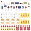 Toyvian Simulated Traffic Barrier Signs Toy Set for Kids Mini Roadblock and Traffic Control Signs Educational Play for Imaginative Learning and Parent-Child Interaction view 1