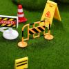 Toyvian Simulated Traffic Barrier Signs Toy Set for Kids Mini Roadblock and Traffic Control Signs Educational Play for Imaginative Learning and Parent-Child Interaction view 3