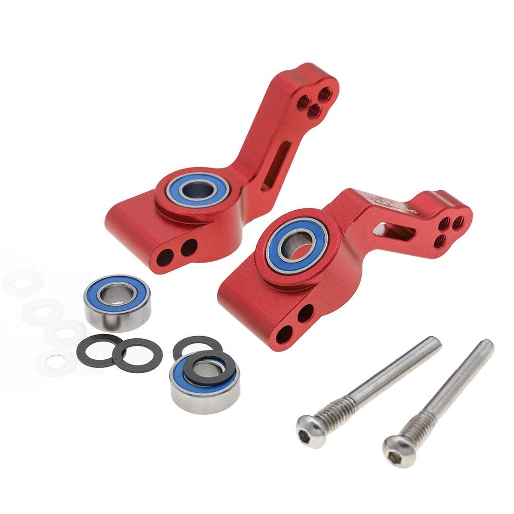 CODA RACING RC Alloy Rear Stub Axle Carriers for Traxxas 1/10 2WD Slash, Stampede, Rustler, Bandit-Replaces Part 3752(Pair)