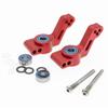 CODA RACING RC Alloy Rear Stub Axle Carriers for Traxxas 1/10 2WD Slash, Stampede, Rustler, Bandit-Replaces Part 3752(Pair) view 2